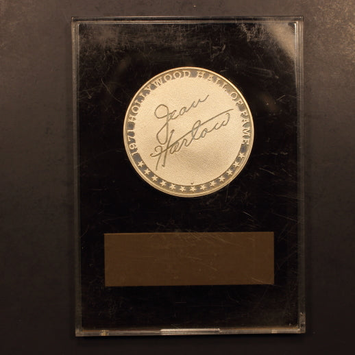 USA 1971-FM "Jean Harlow" Stering Silver Proof Medal in Hollywood HOF Holder