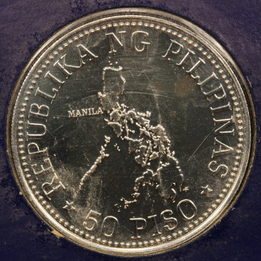 Philippines 1976 8pc BU Specimen Set in Original Blue Card