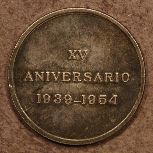 Colombia Banco De La Republica Museo Del Oro 1954 Silver Medal - 15.9g 32mm EF