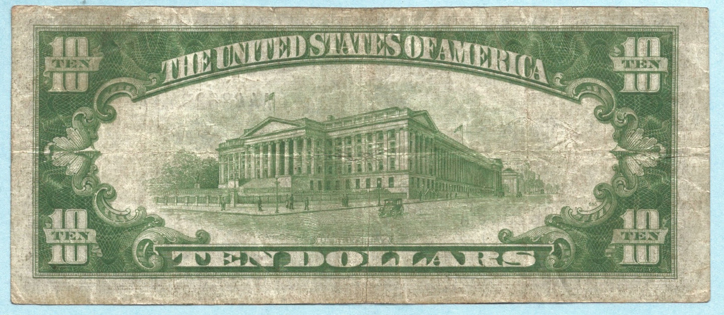 $10 Silver Certificate - 1934 - Fr#1701 - VF