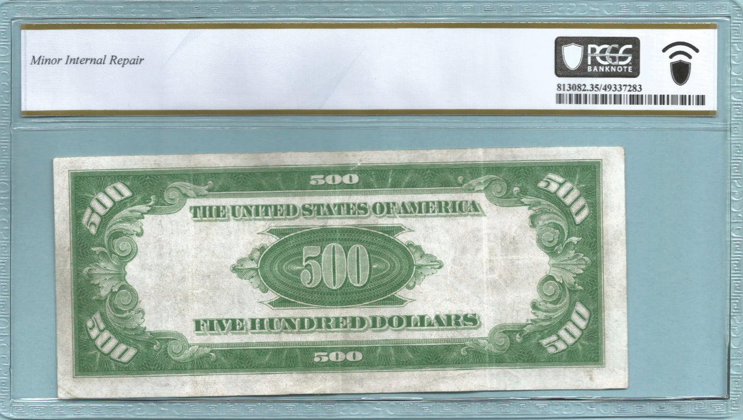 $500 Federal Reserve Notes 1934 - Fr#2201-F - PCGS 35
