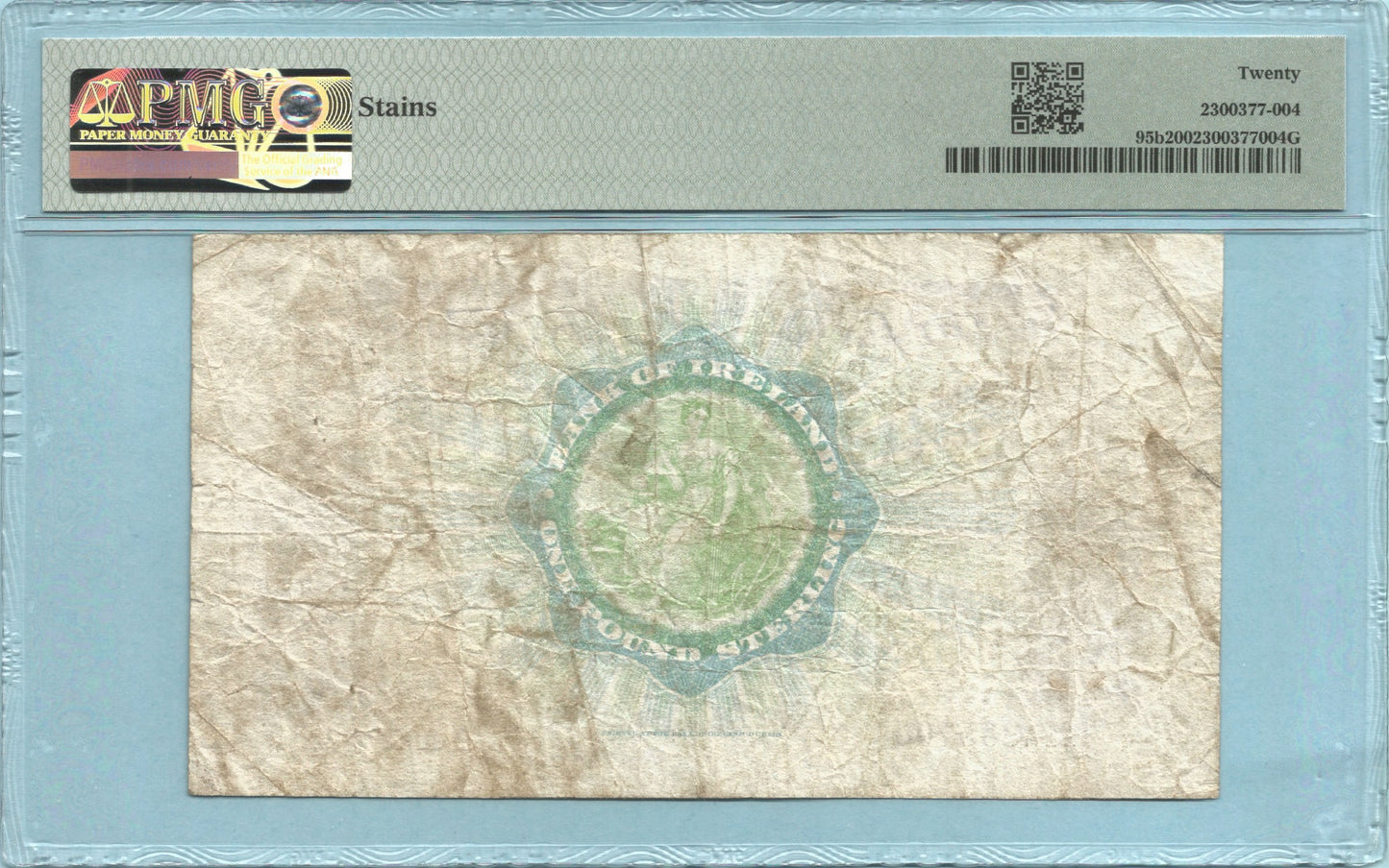 Ireland Pound - 12.6.1922 - P#95b - PMG 20