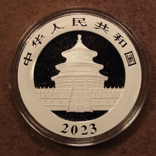 China 10 Yuan 2023 Panda - 30g .999 Silver - GemBU