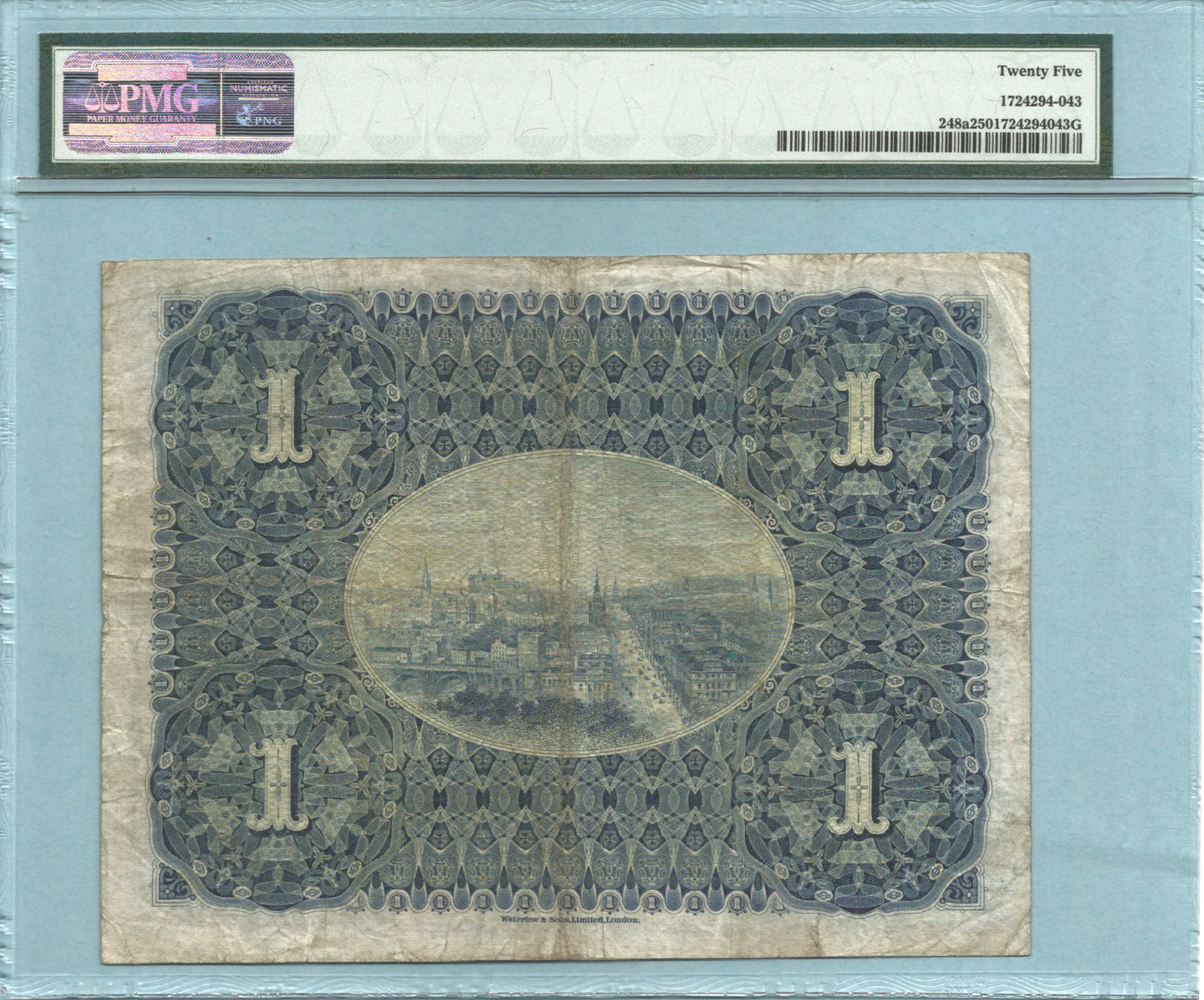 Scotland - National Bank Pound - 11.11.1912 - P#248a - PMG 25