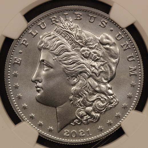 2021-CC Morgan Dollar -  First Day of Issue - NCG MS70