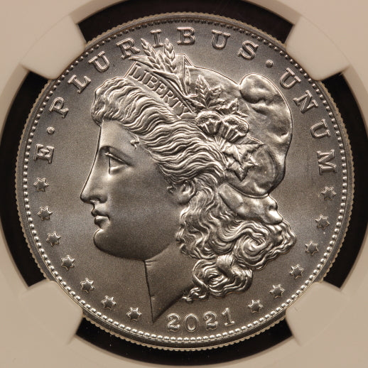 2021 Morgan Dollar -  First Day of Issue - NGC MS70
