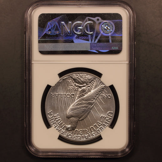 2021 Peace Dollar - Hight Relief - First Day of Issue - NGC MS70