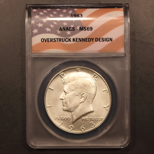 1963 Kennedy Dollar - ANACS MS69