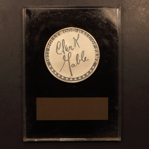 USA 1971-FM "Clark Gable" Stering Silver Proof Medal in Hollywood HOF Holder