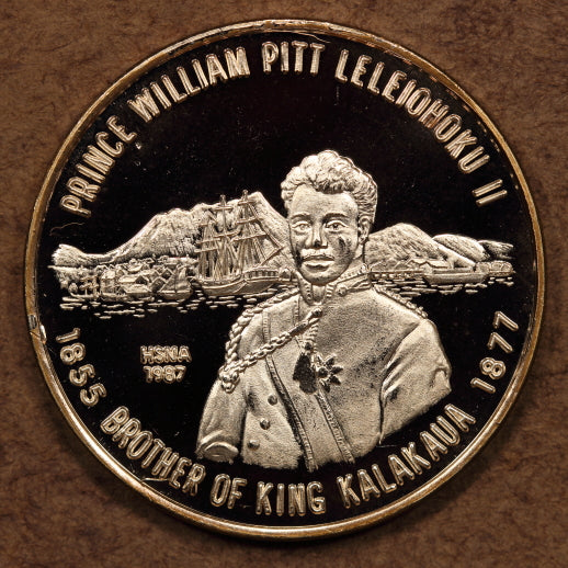 USA - Hawaii 1987 "Year of the Hawaiian - Prince" 1oz. Silver Round - Mtg:200