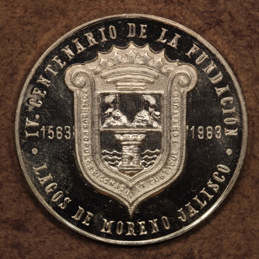 Mexico Silver Medal 1963-Mo "Pedro Moreno" ChBU