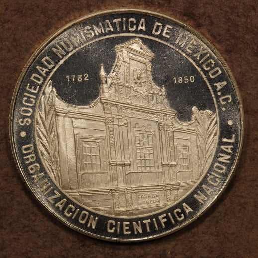 Mexico Silver Medal 1970-Mo "Escudo - Eagles" ChBU