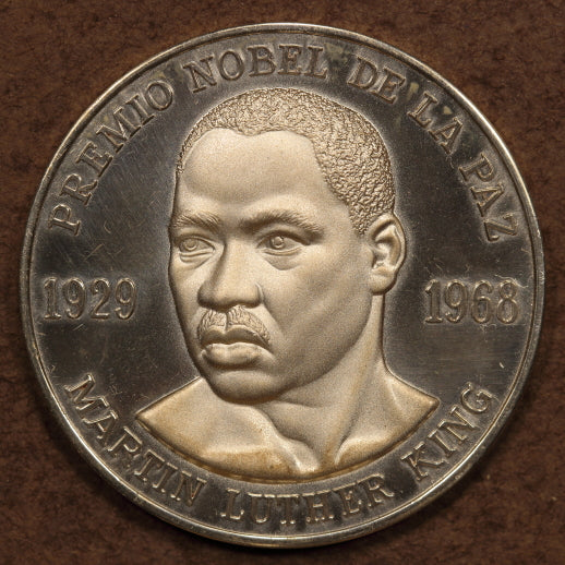 Mexico Silver Medal 1968 "MLK - Nobel Prize" 29.2g - 40mm - ChAU