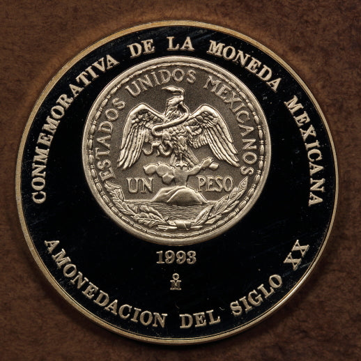 Mexico Silver Medal 1993-Mo "Caballito Peso 1914" Proof