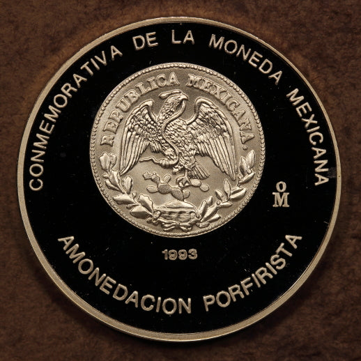 Mexico Silver Medal 1993-Mo "Peso 1901" Proof