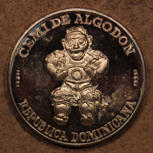 Domincan Republic Medal ND(c.1980) Arte Taino-Cemide Algodon 27.3g 40.5mm Proof