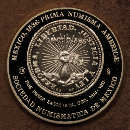 Mexico Silver Medal 1994-Mo "Dos Pesos 1914" Proof