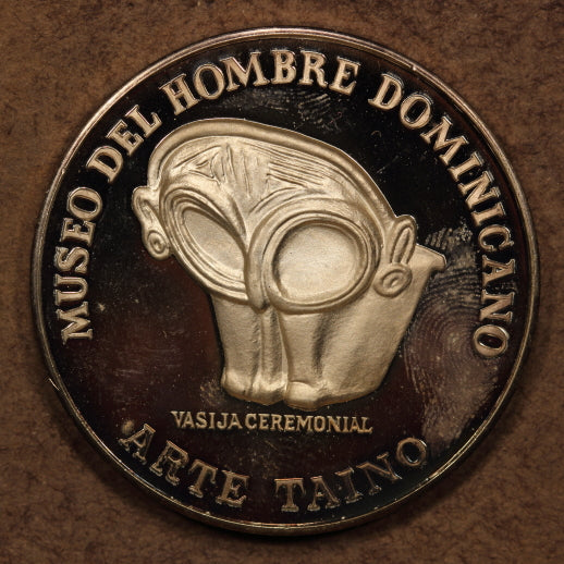 Domincan Republic Medal ND(c.1980) Arte Taino-Cemide Algodon 27.3g 40.5mm Proof