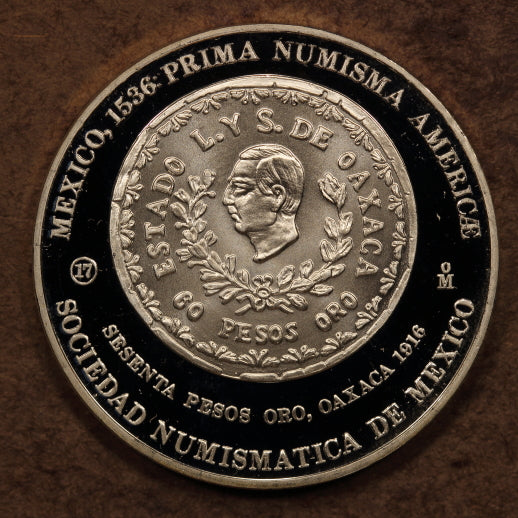 Mexico Silver Medal 1994-Mo "Oaxaxa 60 Pesos" Proof