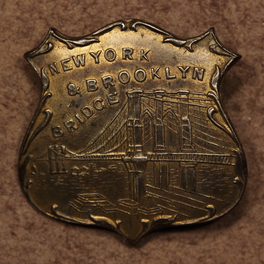 USA NY Infrastruction Bridges/Tunnel 1883-1909 Token-Pendant-Medal-Badge - 4pcs