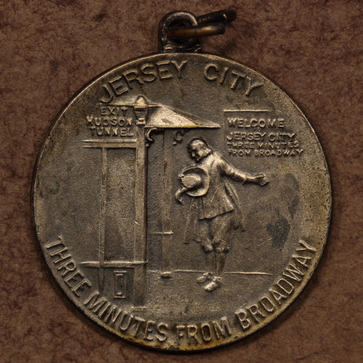 USA NY Infrastruction Bridges/Tunnel 1883-1909 Token-Pendant-Medal-Badge - 4pcs