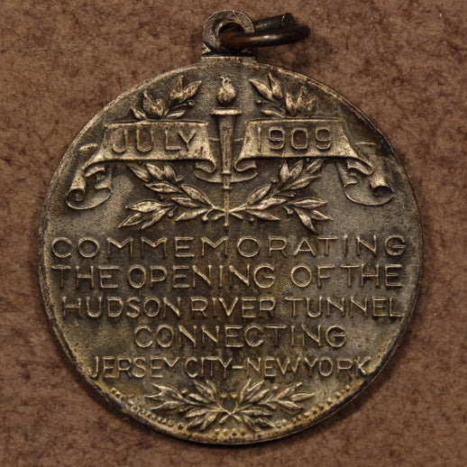 USA NY Infrastruction Bridges/Tunnel 1883-1909 Token-Pendant-Medal-Badge - 4pcs