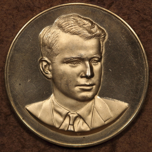 Mexico Silver Medal 1968 "Death of Robert F. Kennedy" AU - 40mm