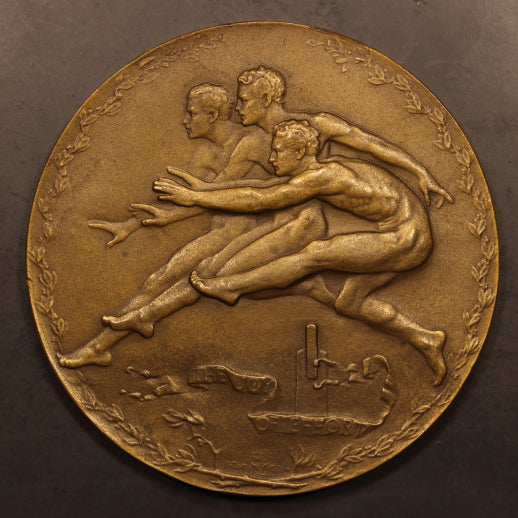 USA 1940 Drake Relays - 77mm Bronze Medal - AU - Made by Medallic Art Co. NY