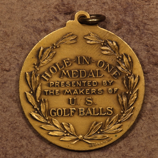 USA - Hole-In-One Bronze Medal c.1920s - 34mm AU - Made by Dieges & Clust