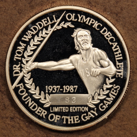 USA 1994 Gay Games NYC - #83 of Limited Edtiton - 1 Troy Oz Silver Round Proof