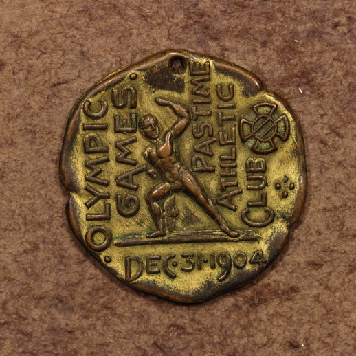 USA 1904 Pastime Athletic Club - Olympics Games 30mm Bronze Medal EF