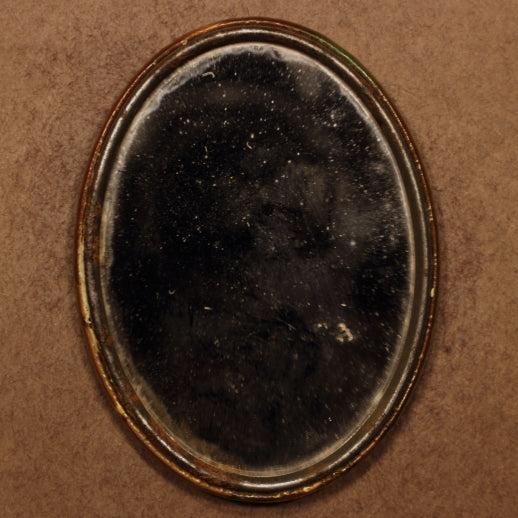 France WWI - 73mm x 55mm Portait Mirror - Soldier off to War