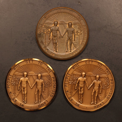 Alberta Christine King - MLK Jr. 1974 Bronze Medal - ChAU - 39mm - Lot of 3