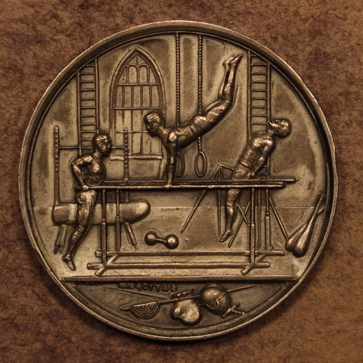 Great Britain Silver Medal "Loughborough Grammar School Gymnasium" 1912 45mm EF