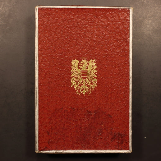 Austria Innsbruck 1964 Winter Olympics Service Award - Original Box w/ Ribbon