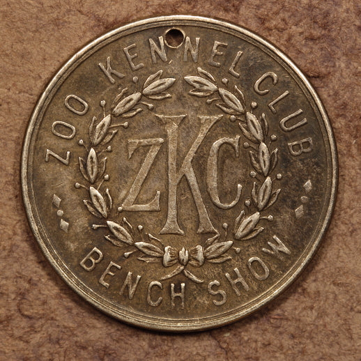 Dog Show Silver Medals - Zoo Kennel Club Engraved & Chicago Kennel Club - 2pcs