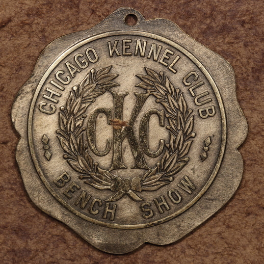 Dog Show Silver Medals - Zoo Kennel Club Engraved & Chicago Kennel Club - 2pcs