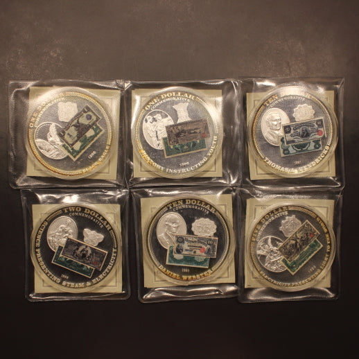USA Medallions Commemorating US Currency 1880-99 Silver Certificates - 11pcs