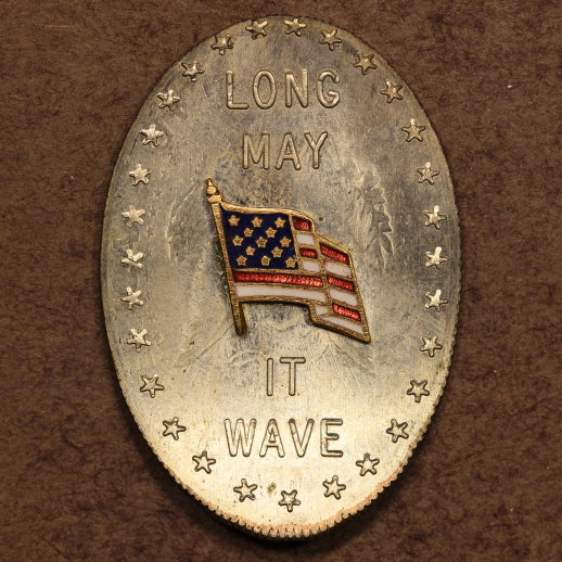USA Rolled 1968-D Silver Half Dollars BU - American Flag & Moonlanding - 2pcs