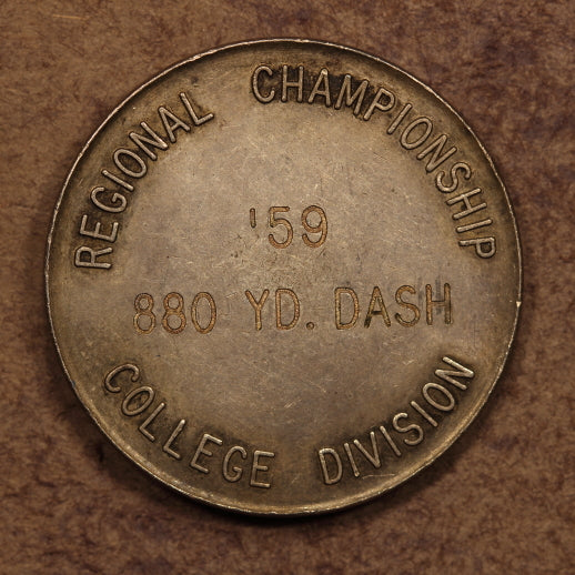 NCAA Track & Field Award Medal 1959 "880 Yard Dash" 37mm - Sterling Silver - EF