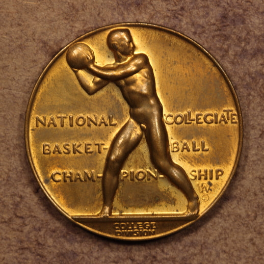 National Collegiate Basketball Championship Bronze Medal ND(c.1900s) 37mm AU