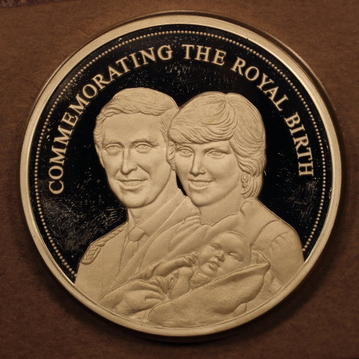 South Africa 1982 Birth of Prince William Medal - 1 Troy Pound(12oz) Sterling