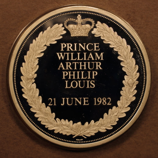 South Africa 1982 Birth of Prince William Medal - 1 Troy Pound(12oz) Sterling