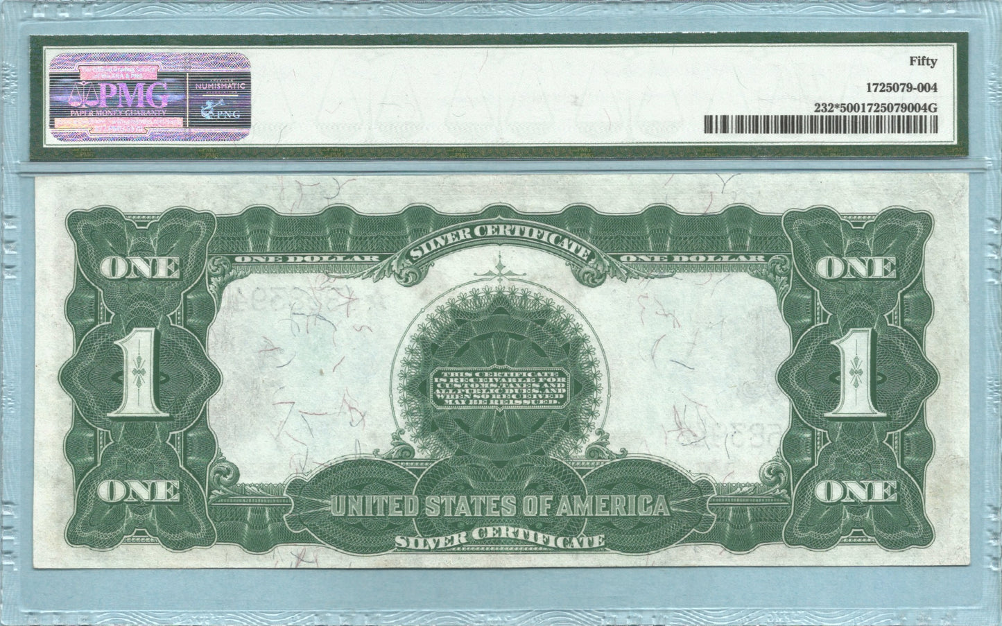 $1 Silver Certificate 1899 - Fr#232* - STAR NOTE - PMG 50