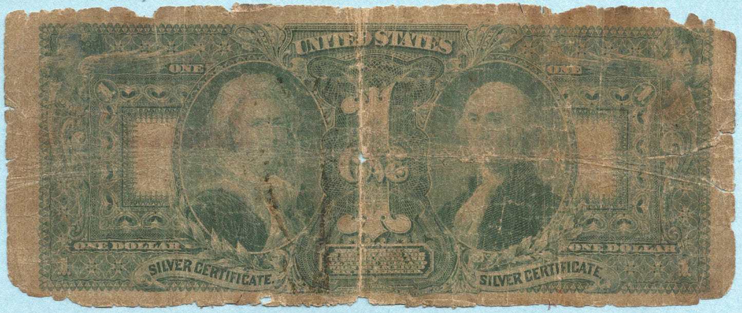$1  Silver Certificate 1896 - Fr#224 - Education Note - Good