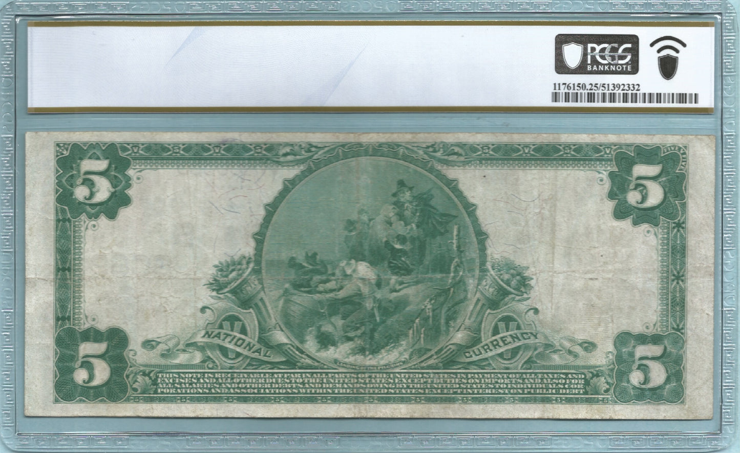 $5 National Currency 1902-PB Ch#3069 Whitney-Central NB, New Orleans, LA PCGS 25
