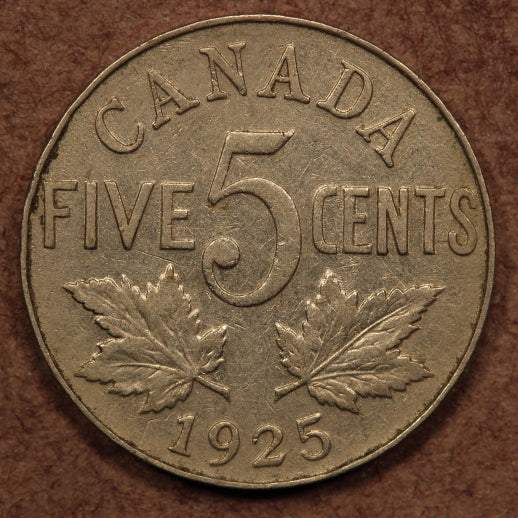 Canada 5 Cents 1925 - Fine