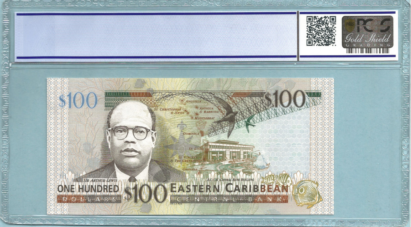 East Caribbean States 100 Dollars - ND(2003) - P#46v - PCGS 68 OPQ