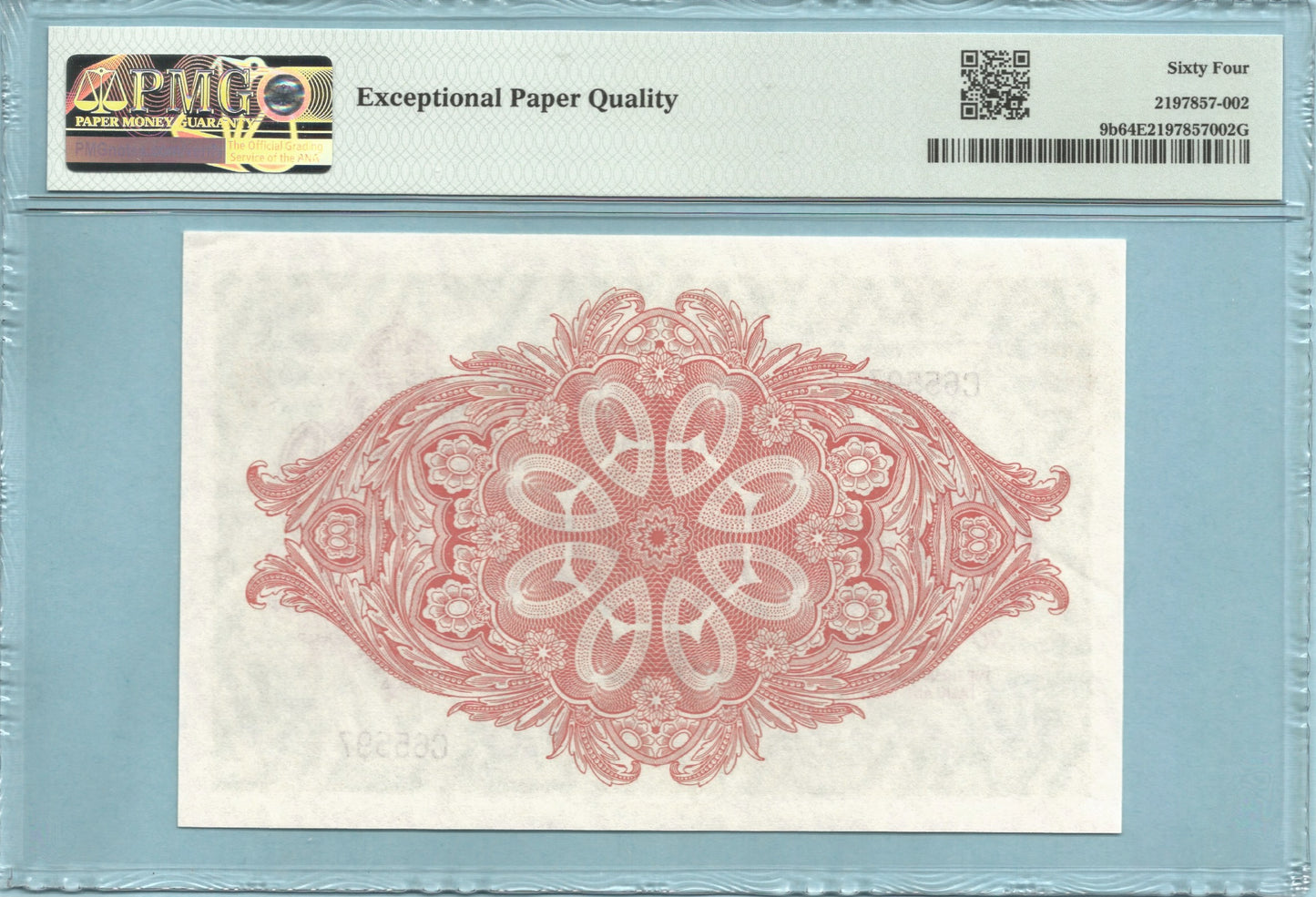 Falkland Islands 5 Pounds - 30.1.1975 - P#9b - Banknote - PMG 64 EPQ