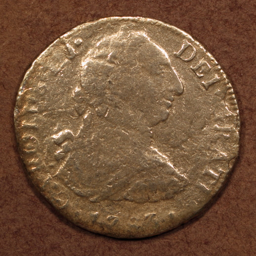 Mexico 8 Reales 1783-MoFF - Salvaged from El Cazador - In Presentation Holder